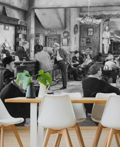 Drinkplaats Vintage Photo Wallpaper Drinkplaats Vintage Photo Wallpaper