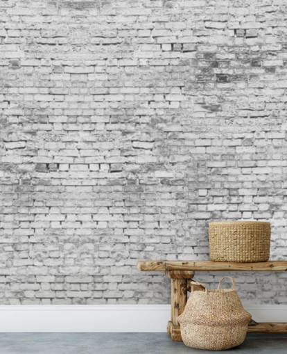 3D White and Grey Wall Wallpaper Mural 3D White and Grey Wall Wallpaper Mural