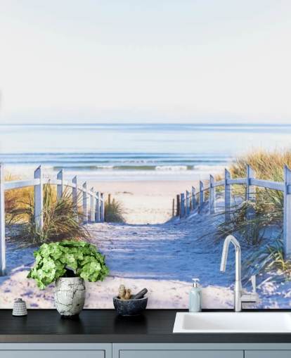 Papel pintado Playa en Rügen Papel pintado Playa en Rügen