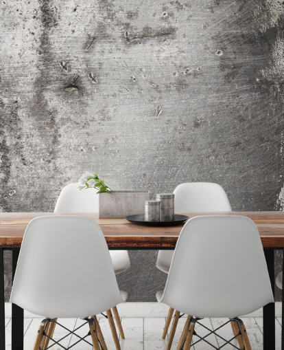 Carta da parati murale argento Carta da parati murale argento