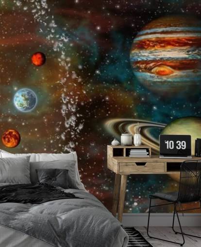 Papel de parede 3D Widescreen Solar System Papel de parede 3D Widescreen Solar System