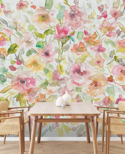 Färgglada blomma Tapeter Färgglada blomma Tapeter