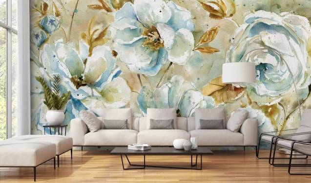 Floral Wallpaper & Flower Wall Murals | Wallsauce UK