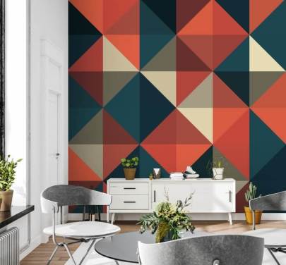 Geometric Wallpaper & Wall Murals | Wallsauce US