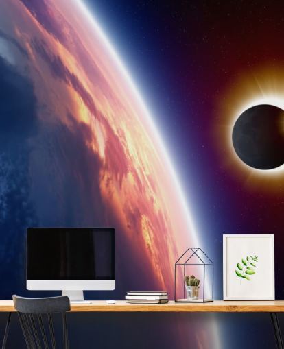 Sun Eclipse seinämaalaus Sun Eclipse seinämaalaus