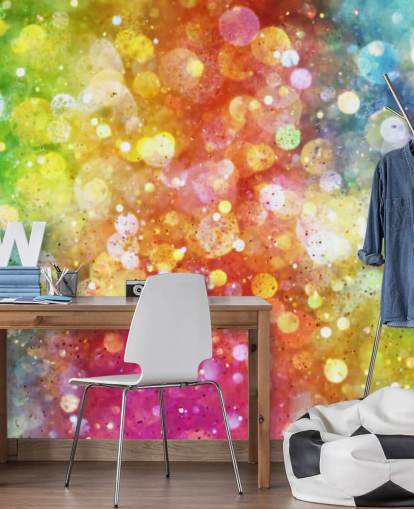 Rainbow of Lights Wallpaper Mural Rainbow of Lights Wallpaper Mural