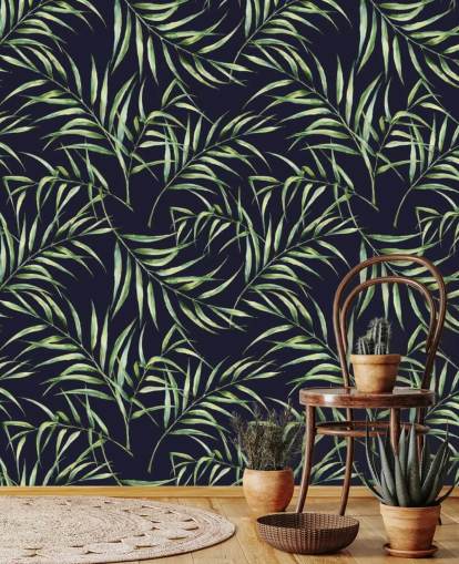 botanical-palm-tree-print-wallpaper botanical-palm-tree-print-wallpaper