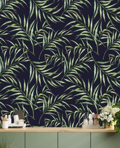 botanical-palm-tree-print-wallpaper botanical-palm-tree-print-wallpaper
