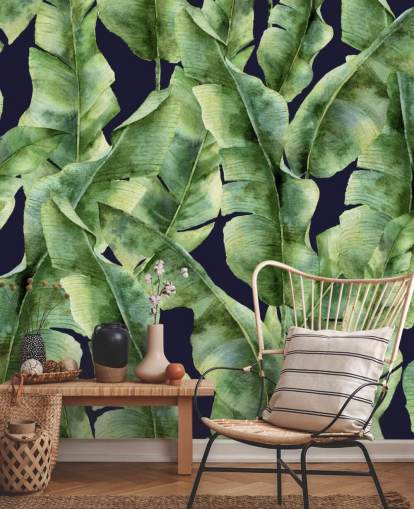 tropiske-banan-blad-palm-træ-tapet tropiske-banan-blad-palm-træ-tapet