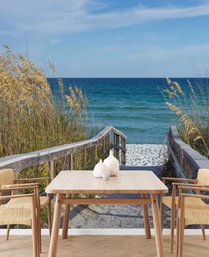 Boardwalk Wallpaper Muurschildering Boardwalk Wallpaper Muurschildering