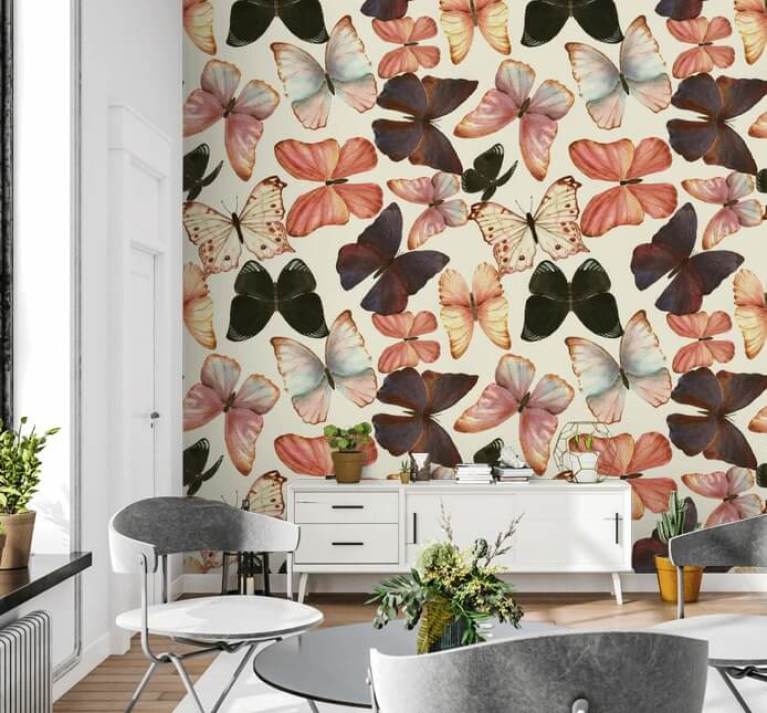 Butterfly Wallpaper | Wallsauce UK