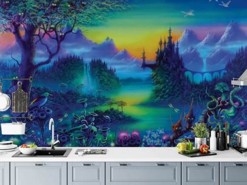 Quirky Castle Fantasy Wallpaper
