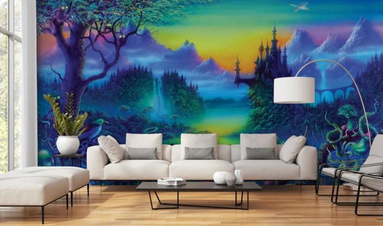 Gaming Wall Mural Gamer Teen Room Wallpaper Teenager Mural Wall