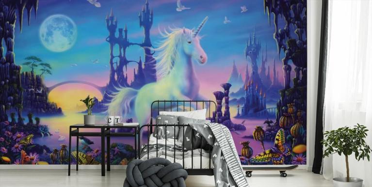 Unicorn wall decal -  France