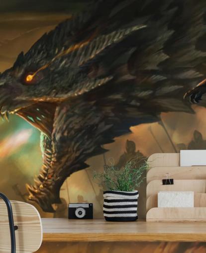 dragon breathing fire in battle wallpaper dragon breathing fire in battle wallpaper