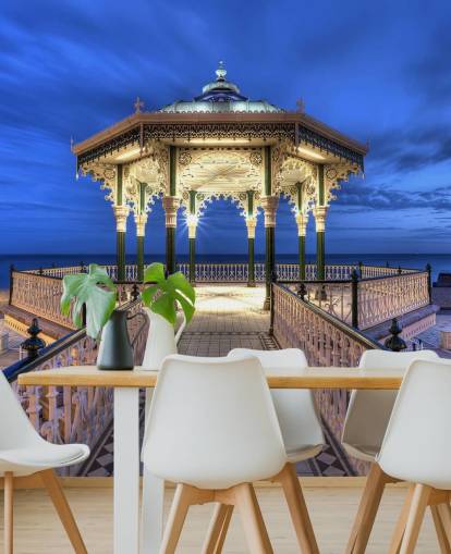 Brighton Bandstand Bakgrunn Brighton Bandstand Bakgrunn