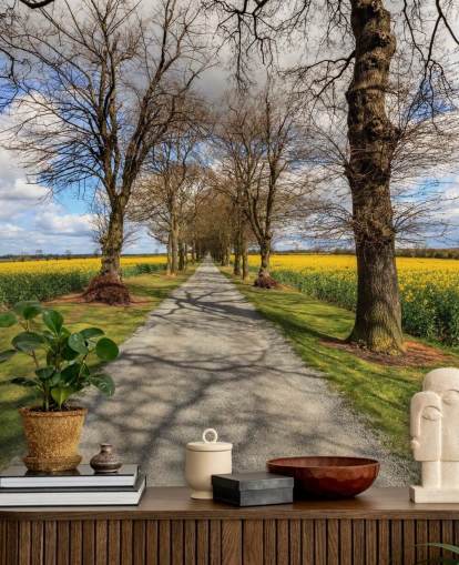 Rapeseed Drive Wall Mural Rapeseed Drive Wall Mural