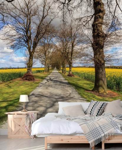 Rapeseed Drive Wall Mural Rapeseed Drive Wall Mural