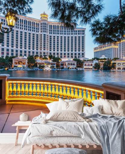 Bellagio Sunset Wall Mural Bellagio Sunset Wall Mural