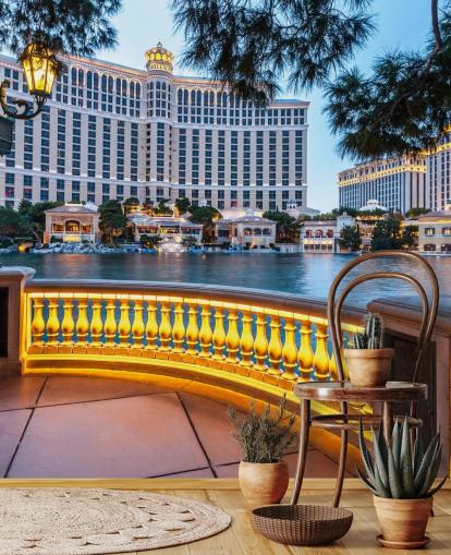 Bellagio Sunset Wall Mural Bellagio Sunset Wall Mural