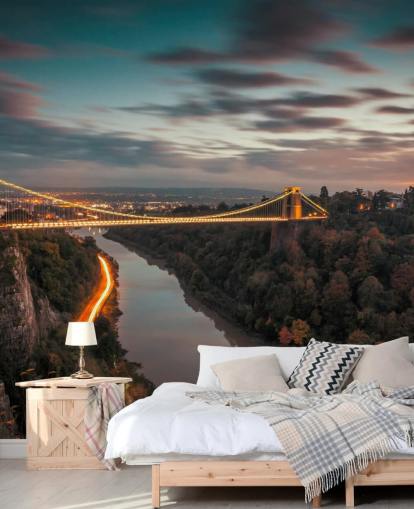 Bristol Clifton hängbro Bakgrund Bristol Clifton hängbro Bakgrund