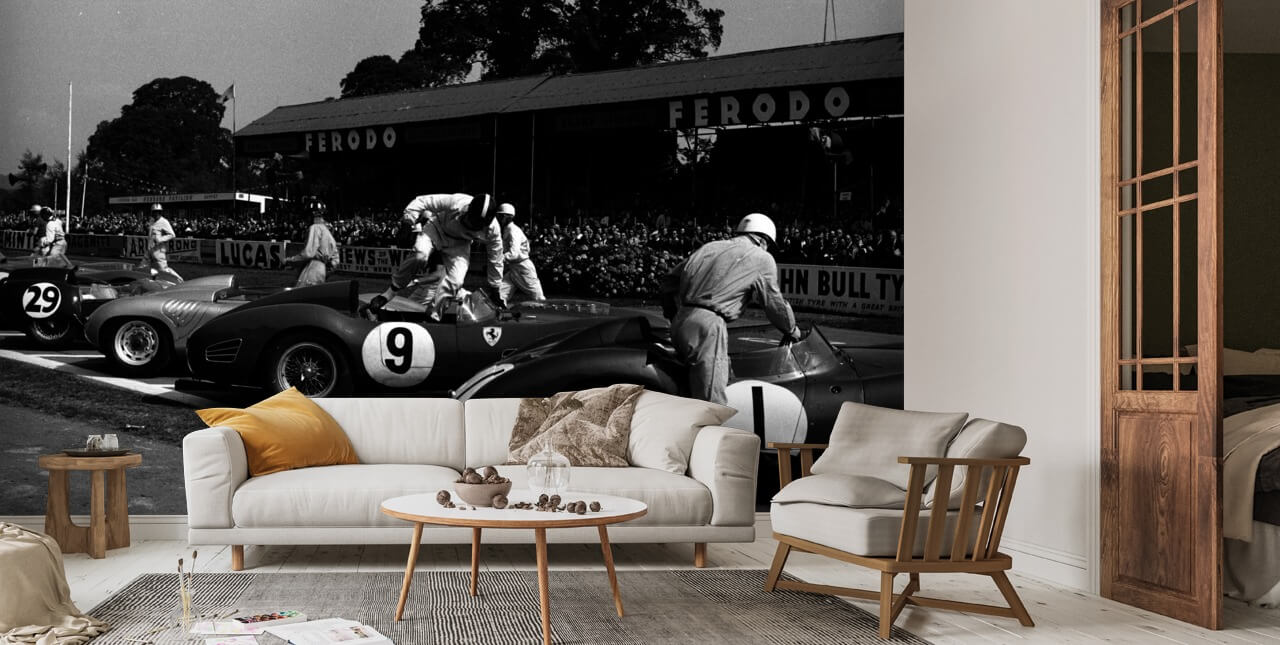 1959 Tourist Trophy Goodwood Wall Mural | Wallsauce UK