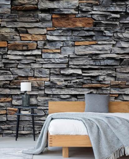 Blue and Brown Stone Wallpaper Blue and Brown Stone Wallpaper