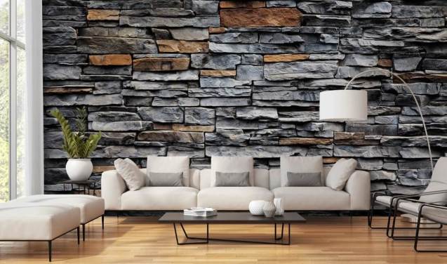 Stone Wallpaper & Stone Effect Wallpaper Murals | Wallsauce US