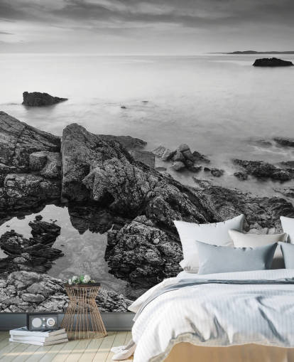 Black and White Coastal Wallpaper Black and White Coastal Wallpaper