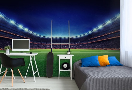 Rugby Pitch at Night Rugby Wallpaper
