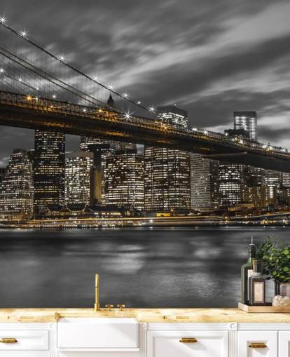 New York Skyline Baggrund New York Skyline Baggrund