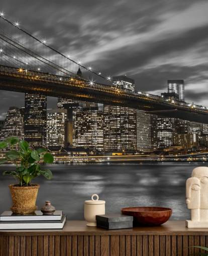 New York Skyline Baggrund New York Skyline Baggrund