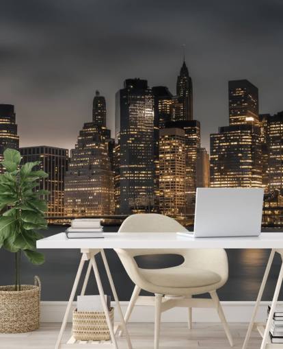 Moody Nedre Manhattan veggmaleri Moody Nedre Manhattan veggmaleri