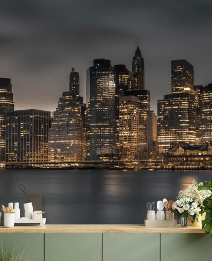 Moody Lower Manhattan Wandgemälde Moody Lower Manhattan Wandgemälde