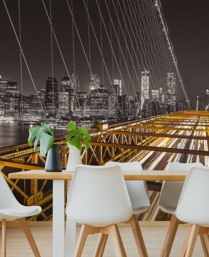 Brooklyn Bridge Bright Street Wall Mural Brooklyn Bridge Bright Street Wall Mural