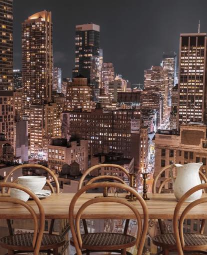 Nedre Manhattan Lights Veggmaleri Nedre Manhattan Lights Veggmaleri