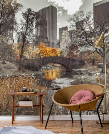 Wasserstrahl im Central Park Fototapete Wasserstrahl im Central Park Fototapete