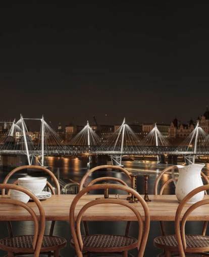 Nattlys over London veggmaleri Nattlys over London veggmaleri