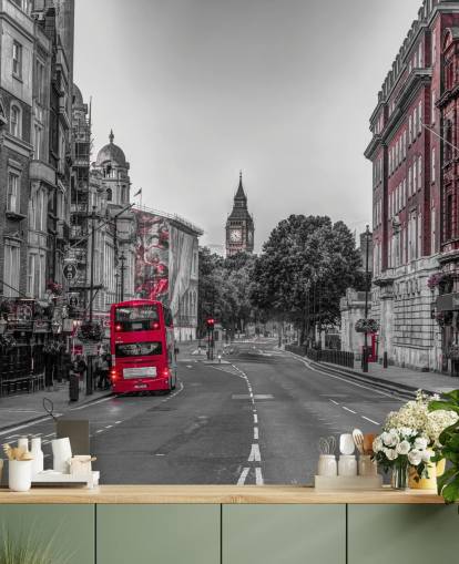 Ruas de Londres Color Splash Wall Mural Ruas de Londres Color Splash Wall Mural