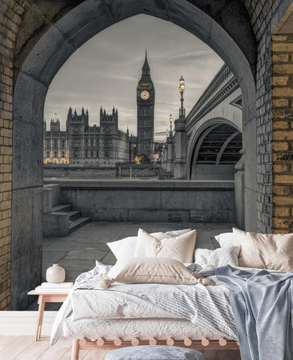 View of Westminster and Big Ben wallpaper View of Westminster and Big Ben wallpaper