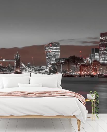 carta da parati londra di notte carta da parati londra di notte