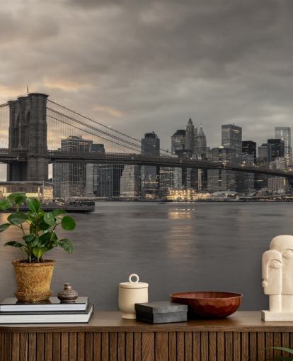 New York Skyline Bakgrunn New York Skyline Bakgrunn