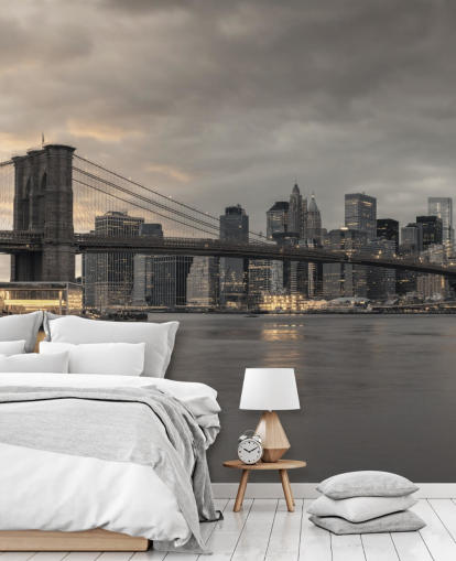 New York Skyline Baggrund New York Skyline Baggrund