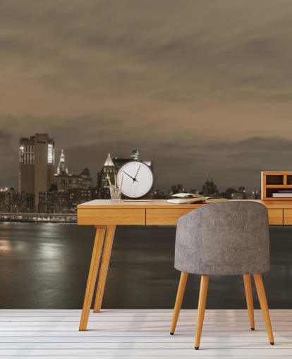 Brooklyn Bridge und Manhattan Bridge Wandgemälde Brooklyn Bridge und Manhattan Bridge Wandgemälde