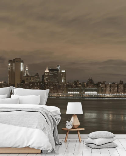 Brooklyn Bridge and Manhattan Bridge Wall Mural Brooklyn Bridge and Manhattan Bridge Wall Mural