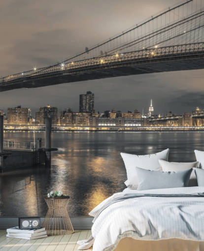 Brooklyn Bridge Long Shot Wandgemälde Brooklyn Bridge Long Shot Wandgemälde