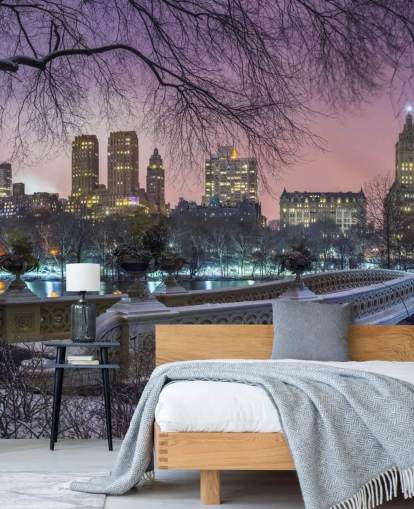 New York Central Park -sillan seinämaalaus New York Central Park -sillan seinämaalaus