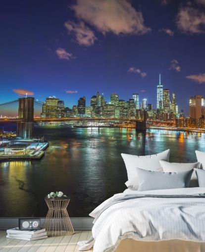 Fargerik New York nattveggmaleri Fargerik New York nattveggmaleri