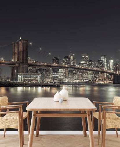 Mural de parede noturna de Nova York Mural de parede noturna de Nova York