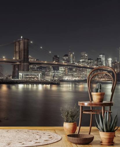New York Night Wall Mural New York Night Wall Mural